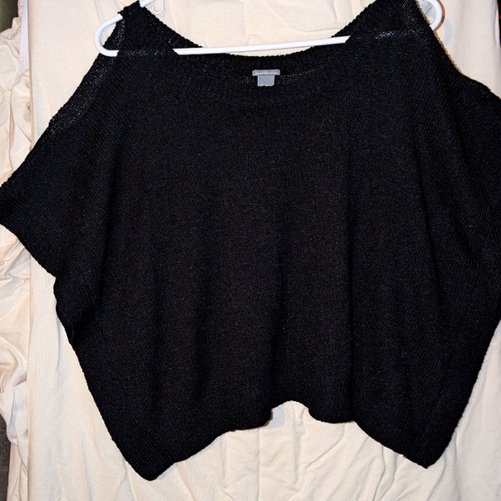 Charlotte Russe peep shoulder sweater